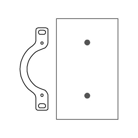 MULBERRY Wallplates 1G WHITE BLANK 86121